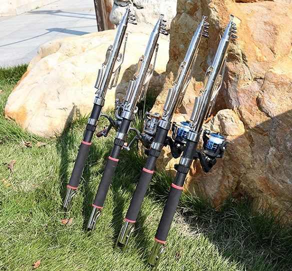 Automatic Spring Fishing Rod Set - Super Hard Long Cast Sea Pole