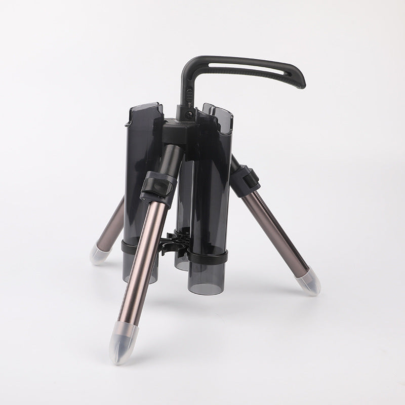 Adjustable Aluminum Fishing Rod Tripod Stand - Heavy-Duty Support | Qatar