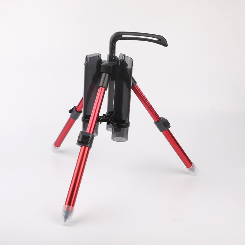 Adjustable Aluminum Fishing Rod Tripod Stand - Heavy-Duty Support | Qatar