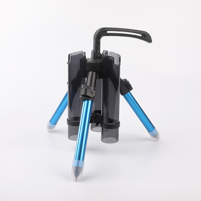 Adjustable Aluminum Fishing Rod Tripod Stand - Heavy-Duty Support | Qatar